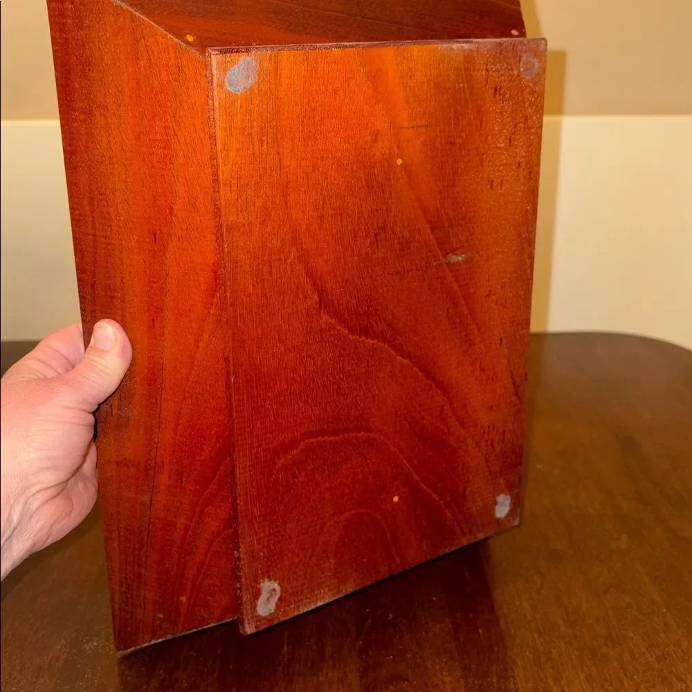 Rustic Wooden Utensil Carrying Tray